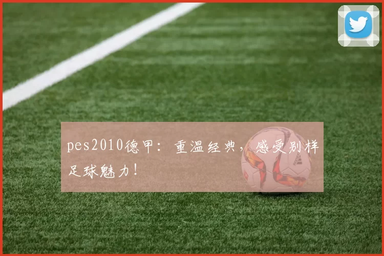pes2010德甲:重温经典,感受别样足球魅力!